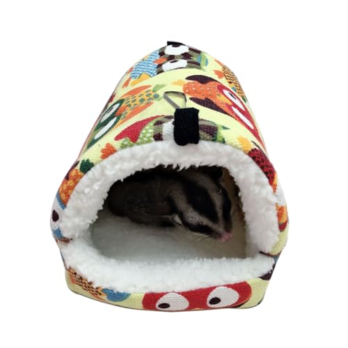 SimidunEUR Plüschbett Meerschweinchen Betthöhle Gemütliches Hamsterhaus Kleintierhöhle für Chinchilla, Igel, Meerschweinchen Hamsterkäfig,Karikatur,8 * 8 cm SimidunEUR Plüschbett Meerschweinchen Betthöhle Gemütliches Hamsterhaus Kleintierhöhle für Chinchilla, Igel, Meerschweinchen Hamsterkäfig,Karikatur,8 * 8 cm von SimidunEUR