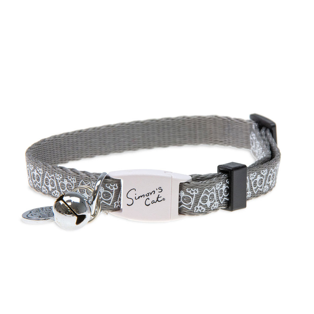 Simon's Cat Katzenhalsband - grau von Simon´s Cat