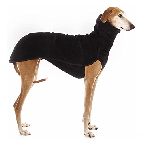 Warmer Hundemantel mit hohem Kragen, für große Hunde, weich, große Pullover, S-5XL, P9u3, elastische Kleidung von Simonedy