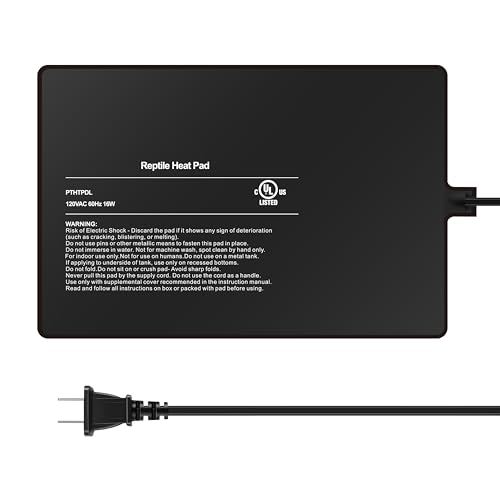 Simple Deluxe Reptilien-Heizkissen, elektrisch, für den Innenbereich, 20,3 x 30,5 cm, 16 W, wasserdicht, für Schildkröten, Eidechsen, Frösche und andere Reptilien Simple Deluxe Reptilien-Heizkissen, elektrisch, für den Innenbereich, 20,3 x 30,5 cm, 16 W, wasserdicht, für Schildkröten, Eidechsen, Frösche und andere Reptilien von Simple Deluxe