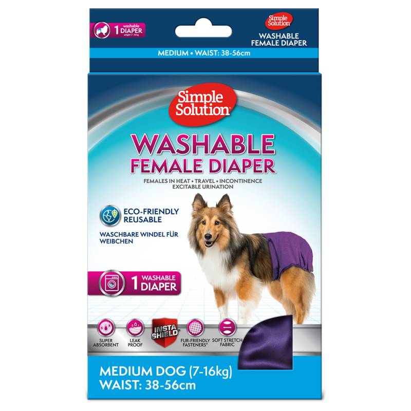 Simple Solution waschbare Windel - Größe M, 1 Stück von Simple Solution