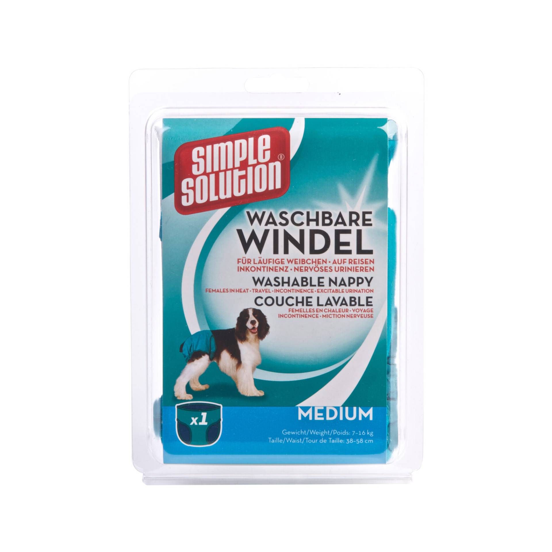 Simple Solution - waschbare Windel - L / 45-68 cm von Simple Solution
