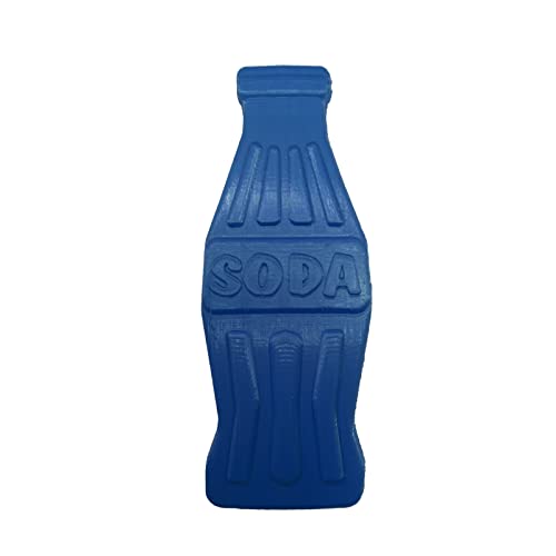 SimpleDog Doggie Dooley Soda-Flasche, robustes Kauspielzeug für Hunde, für aggressive Kauer, Blau, USA hergestellt, Nylon, Größe L von SimpleDog