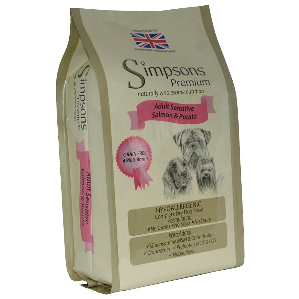 Simpsons Premium Adult Sensitive Lachs & Kartoffel - 12 kg von Simpsons Premium