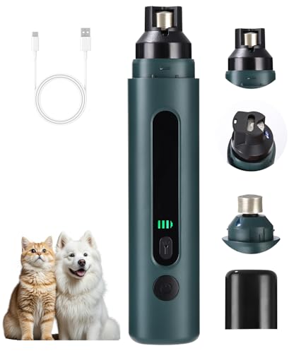 Krallenschleifer für Hunde mit LED-Licht, 5 Geschwindigkeiten,Geräuscharm,Krallenschleifer für Haustiere,Anti-Staub-Spritzwasser-Design,Elektrische Krallenschere für Große,Mittelgroße,Kleine Hunde Krallenschleifer für Hunde mit LED-Licht, 5 Geschwindigkeiten,Geräuscharm,Krallenschleifer für Haustiere,Anti-Staub-Spritzwasser-Design,Elektrische Krallenschere für Große,Mittelgroße,Kleine Hunde von SinLaw