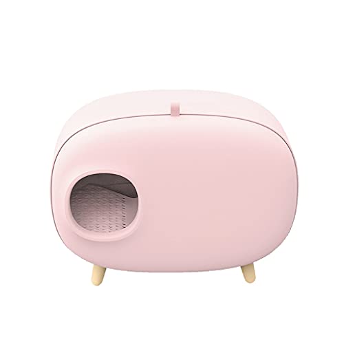 SinSed Fully Enclosed Large Pink Potato Litter Box: Spill and Odor Proof with Drawer - Ultimate Cat's Litter Box for Clean and Hassle-Free Pet Care von SinSed