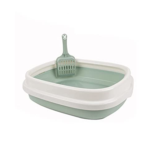 SinSed Household Pet Toilet Box: Plastic Pet Tray with Spoon for Easy Cleaning - Ideal for Pet Sand Basin (Color: C) von SinSed