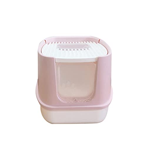 SinSed Large Enclosed Splash-Proof Pet Toilet: Odor-Free, Easy-to-Clean, and Perfect for Your Furry Friend (Color: B) von SinSed