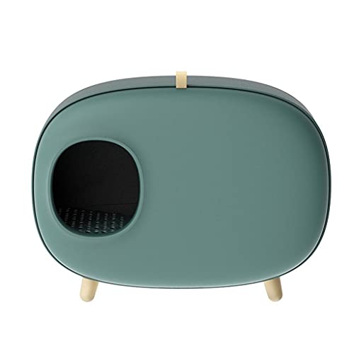 SinSed Large Green Fully Enclosed Drawered Potato Litter Box: Spill and Odor-Proof Pet Supplies von SinSed