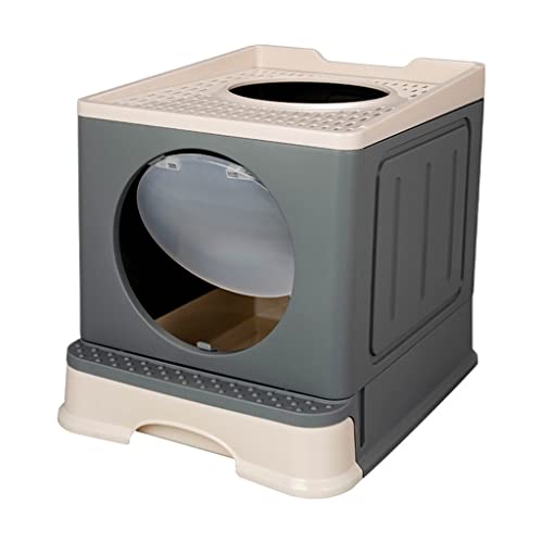 SinSed Spritzwassergeschützte Bettpfanne für Hundetoilette: Saubere, geschlossene Katzentoilette mit Schaufel – Größe: Einheitsgröße (Farboptionen verfügbar) von SinSed