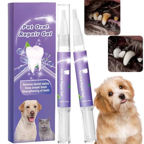 2 x Mundreinigungsgel für Haustiere, Mundreparatur-Gelstift, Haustier-Zahnbürstenstift, Haustier-Zahnreinigungsstift, Hundezahnreinigungsstift, Haustier-Zahnrestaurierungsgel, Tiefenreinigung 2 x Mundreinigungsgel für Haustiere, Mundreparatur-Gelstift, Haustier-Zahnbürstenstift, Haustier-Zahnreinigungsstift, Hundezahnreinigungsstift, Haustier-Zahnrestaurierungsgel, Tiefenreinigung von SingHao