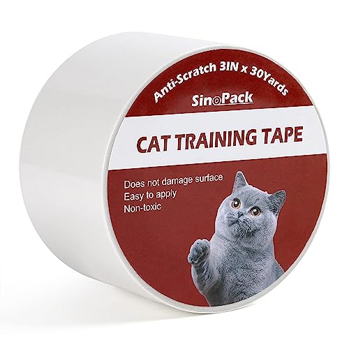 SinoPack Katzenband für Möbel, doppelseitiges Katzenband, 7,6 cm x 27,9 m, Katzenkratzband, Katzentrainingsband, Katzenband für Sofas, Katzenkratzabschreckung für Möbel, Katzenkratzband für Katze SinoPack Katzenband für Möbel, doppelseitiges Katzenband, 7,6 cm x 27,9 m, Katzenkratzband, Katzentrainingsband, Katzenband für Sofas, Katzenkratzabschreckung für Möbel, Katzenkratzband für Katze von SinoPack