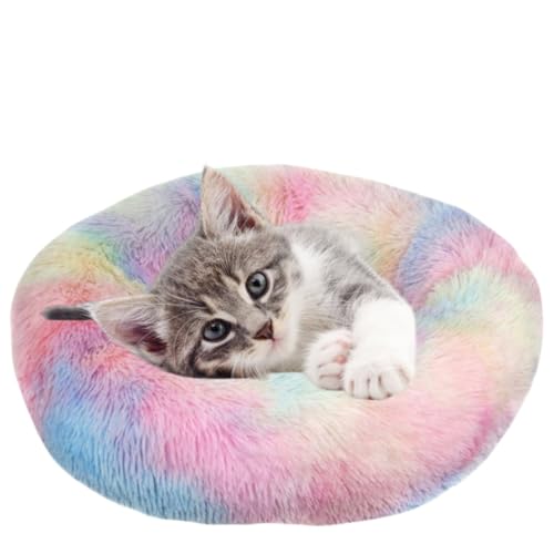 Siocok Plüsch-Katzenbett in Donut-Form, für mittelgroße und kleine Hunde und Katzen, 50,8 cm, rund, weich, flauschig, Plüsch, rundes Bett, mit rutschfester Unterseite, waschbar, warme Betten (Farbe) Siocok Plüsch-Katzenbett in Donut-Form, für mittelgroße und kleine Hunde und Katzen, 50,8 cm, rund, weich, flauschig, Plüsch, rundes Bett, mit rutschfester Unterseite, waschbar, warme Betten (Farbe) von Siocok