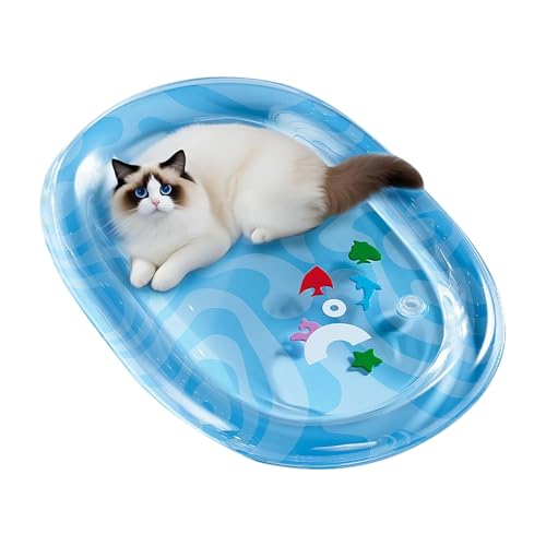 Sionhiuo Haustier Wasserbett | Haustier Wassermatte Mit Sensorischem Effekt | wasserdichte Fleckenresistente Unterlage, Kühlzubehör Für Kleine & Mittelgroße Tiere Sionhiuo Haustier Wasserbett | Haustier Wassermatte Mit Sensorischem Effekt | wasserdichte Fleckenresistente Unterlage, Kühlzubehör Für Kleine & Mittelgroße Tiere von Sionhiuo