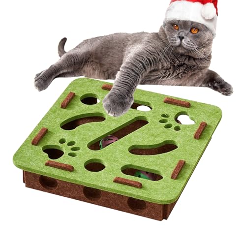 Sionhiuo Katzen Denkspiel Futterball | Interaktiver Futterautomat Für Haustiere - Trainingsspielzeug Für Unterwegs Und Draußen Sionhiuo Katzen Denkspiel Futterball | Interaktiver Futterautomat Für Haustiere - Trainingsspielzeug Für Unterwegs Und Draußen von Sionhiuo
