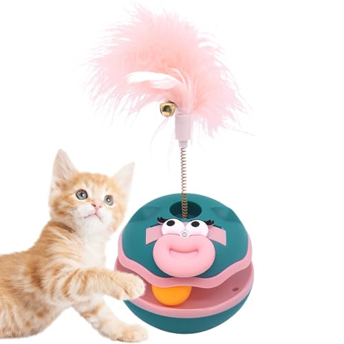 Sionhiuo Katzenangel | Cartoonball Interaktives Katzenspielzeug - Aktivitätsspielzeug Zur Bewegung Und Intelligenzförderung, Trainingszubehör Für Alle Katzenrassen Sionhiuo Katzenangel | Cartoonball Interaktives Katzenspielzeug - Aktivitätsspielzeug Zur Bewegung Und Intelligenzförderung, Trainingszubehör Für Alle Katzenrassen von Sionhiuo
