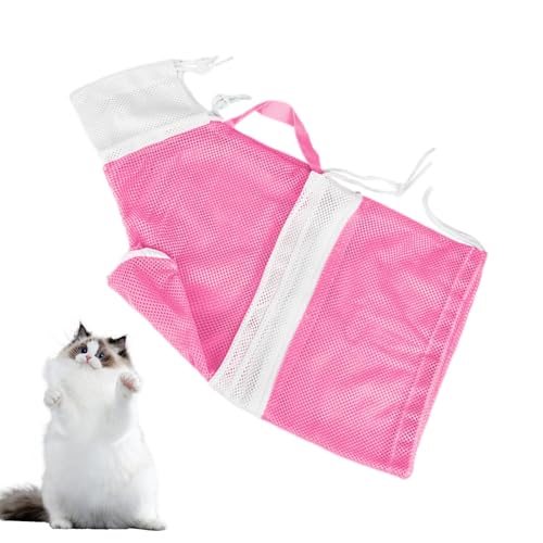 Sionhiuo Katzentasche zum Baden, Badetasche für die Haustierpflege,Weiche, atmungsaktive Katzen-Duschtasche | Lose verstellbare Katzenpflegetasche zum Baden und Krallenschneiden Sionhiuo Katzentasche zum Baden, Badetasche für die Haustierpflege,Weiche, atmungsaktive Katzen-Duschtasche | Lose verstellbare Katzenpflegetasche zum Baden und Krallenschneiden von Sionhiuo