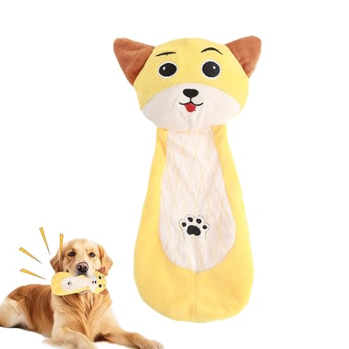 Sionhiuo Quietschspielzeug für Hunde, Quietschendes Hundespielzeug aus Plüsch - Hunde-Kuscheltier-Kauspielzeug | Bissfestes Haustierzubehör, süßes Hundespielzeug, interaktives weiches Stoffspielzeug Sionhiuo Quietschspielzeug für Hunde, Quietschendes Hundespielzeug aus Plüsch - Hunde-Kuscheltier-Kauspielzeug | Bissfestes Haustierzubehör, süßes Hundespielzeug, interaktives weiches Stoffspielzeug von Sionhiuo