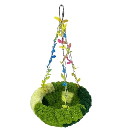 Sionhiuo Sichtweite, Sichtwände Nest | Finch -Kuschelhaus - Plüschkuschel Bird Hängematte Winter warme Schwung Matte für Lovebird Shotes Conure Cockatiel Sionhiuo Sichtweite, Sichtwände Nest | Finch -Kuschelhaus - Plüschkuschel Bird Hängematte Winter warme Schwung Matte für Lovebird Shotes Conure Cockatiel von Sionhiuo