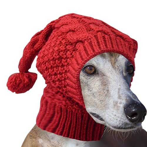 Sionhiuo Strickmütze für Hunde, weich, für und Winter, gestrickt – niedliche Haustierbekleidung, Nacken- und Kopfschutz, Welpenstrickmütze, Ohrenschützer, für Camping, Spazierengehen Sionhiuo Strickmütze für Hunde, weich, für und Winter, gestrickt – niedliche Haustierbekleidung, Nacken- und Kopfschutz, Welpenstrickmütze, Ohrenschützer, für Camping, Spazierengehen von Sionhiuo