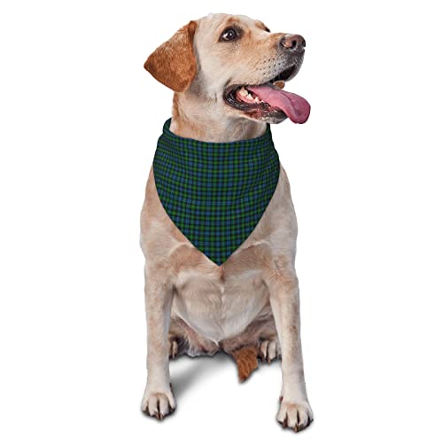 Sipeigyd Dreieckstuch für Haustiere, Clan Lamont, schottisches Schottenkaro, Haustier-Kleidungszubehör, für kleine bis große Hunde und Katzen von Sipeigyd