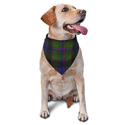 Sipeigyd Dreieckstuch für Haustiere, Highland Pride of Scotland, Schottenkaro, Haustier-Kleidungszubehör, karierter Haustier-Schal, für kleine bis große Hunde und Katzen von Sipeigyd