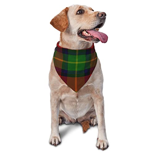 Sipeigyd Dreieckstuch für Haustiere, Jungen, Schottenkaro, Haustier-Kleidungszubehör, karierter Haustier-Schal, für kleine bis große Hunde und Katzen von Sipeigyd