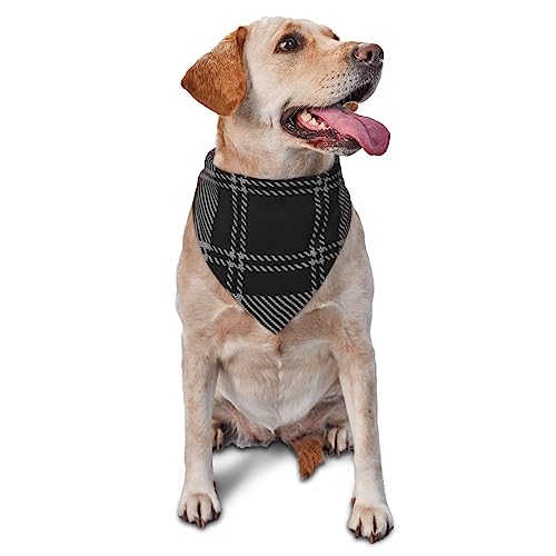 Sipeigyd Dreieckstuch für Haustiere, schottischer Clan, Moffat, Schottenkaro, Haustier-Kleidungszubehör, karierter Haustier-Schal, für kleine bis große Hunde und Katzen von Sipeigyd