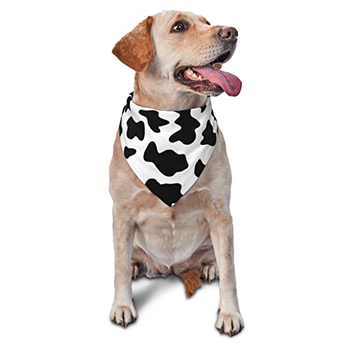 Sipeigyd Milk Cow-Hundehalstuch, waschbar, dreieckig, verstellbar, für Mädchen oder Jungen, für mittelgroße und große Hunde und Katzen, 1 Stück Sipeigyd Milk Cow-Hundehalstuch, waschbar, dreieckig, verstellbar, für Mädchen oder Jungen, für mittelgroße und große Hunde und Katzen, 1 Stück von Sipeigyd