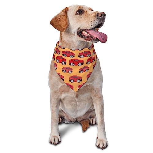 Sipeigyd Red Cars Hundehalstuch, Hundehalstuch, Halstuch für kleine, mittelgroße und große Hunde Sipeigyd Red Cars Hundehalstuch, Hundehalstuch, Halstuch für kleine, mittelgroße und große Hunde von Sipeigyd