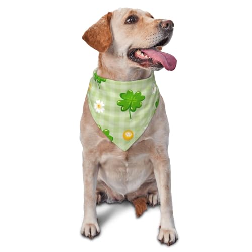 Sipeigyd St Patrick's Day11 Hundehalstuch, Halstuch, Halstuch für kleine, mittelgroße und große Hunde von Sipeigyd