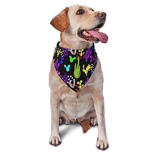 Trippy Hundehalstuch, Kaktus, Sommer, verstellbar, waschbar, kühlender Schal für Haustiere Trippy Hundehalstuch, Kaktus, Sommer, verstellbar, waschbar, kühlender Schal für Haustiere von Sipeigyd