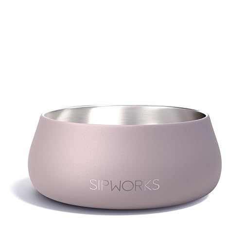 Sipworks Hundenapf – gewichteter Edelstahl-Hundenapf mit rutschfestem Boden – tragbare Metall-Futter- und Wassernäpfe für Hunde – Haustiernäpfe für alle Rassen Größen für Reisen und Spielen im Freien Sipworks Hundenapf – gewichteter Edelstahl-Hundenapf mit rutschfestem Boden – tragbare Metall-Futter- und Wassernäpfe für Hunde – Haustiernäpfe für alle Rassen Größen für Reisen und Spielen im Freien von Sipworks