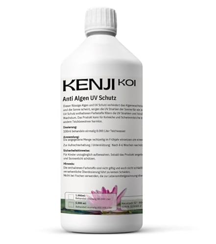 Kenji KOI Anti Algen UV Schutz 1l Verhindert Algenwachstum nachhaltig Kenji KOI Anti Algen UV Schutz 1l Verhindert Algenwachstum nachhaltig von Sirocco