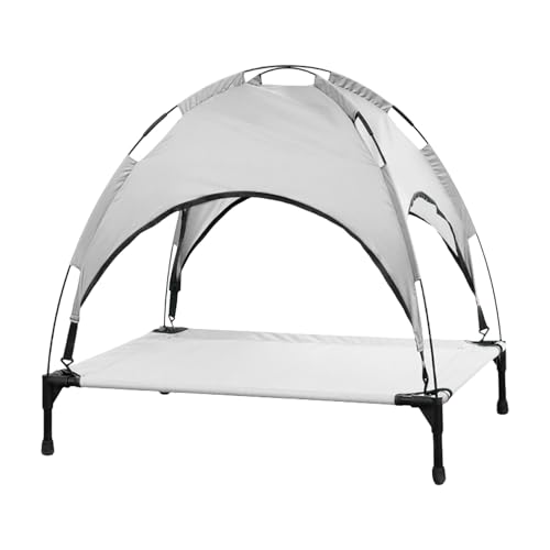 Hundebett Outdoor Mit Sonnendach - Klappbarer Hunderost,Ruheliege Mit Abnehmbarem Sonnendach Für Schlafen Camping Terrasse Hundebett Outdoor Mit Sonnendach - Klappbarer Hunderost,Ruheliege Mit Abnehmbarem Sonnendach Für Schlafen Camping Terrasse von Sirseon