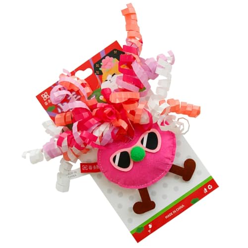 Interaktives Katzenspielzeug | Rassel-Papierpuppe, Katzenminze-infundiertes Katzenspielzeug – Haustier-Kätzchen-Kauspielzeug mit Katzenminze, interaktives Kätzchenspielzeug für Indoor Interaktives Katzenspielzeug | Rassel-Papierpuppe, Katzenminze-infundiertes Katzenspielzeug – Haustier-Kätzchen-Kauspielzeug mit Katzenminze, interaktives Kätzchenspielzeug für Indoor von Sirseon