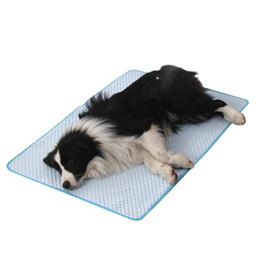 Sirseon Kühlmatte für Hunde, Haustierkühlmatte für Katzen | Reise-Hundebett atmungsaktiv,Decken-Kühlmatte für den Innen- und Außenbereich, Hunde-Kühlunterlage für Hunde, Katzen, Welpen, Kätzchen Sirseon Kühlmatte für Hunde, Haustierkühlmatte für Katzen | Reise-Hundebett atmungsaktiv,Decken-Kühlmatte für den Innen- und Außenbereich, Hunde-Kühlunterlage für Hunde, Katzen, Welpen, Kätzchen von Sirseon