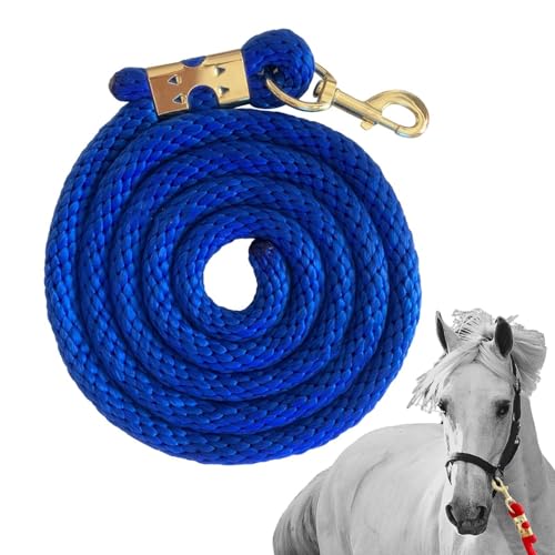 Sirseon Pferdeseil,Pferdetrainingsseil - 6,5 Fuß Leine mit Trigger Bull Snap - Trainingsleine, langes Seil, Haustierzubehör, Gehleine Sirseon Pferdeseil,Pferdetrainingsseil - 6,5 Fuß Leine mit Trigger Bull Snap - Trainingsleine, langes Seil, Haustierzubehör, Gehleine von Sirseon