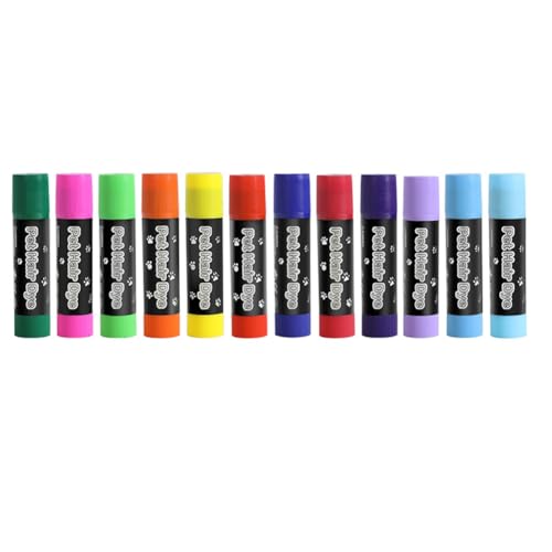 Sirxlevcy Hundefarbe, 12 Farben, Auswaschbar, Haustiersicher, Haarfärbemittel, Tierfellfarbe, Fellpflege-Set für Hunde, Hundezubehör-Set, Temporäre Farben für Haustiere Sirxlevcy Hundefarbe, 12 Farben, Auswaschbar, Haustiersicher, Haarfärbemittel, Tierfellfarbe, Fellpflege-Set für Hunde, Hundezubehör-Set, Temporäre Farben für Haustiere von Sirxlevcy