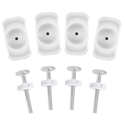 Sirxlevcy Toradapter, 4-Teilig, Torgewindespindelstange, Drucktor-Ersatzteile, Schraubenmontierter Bolzensatz für Haustiertore von Sirxlevcy