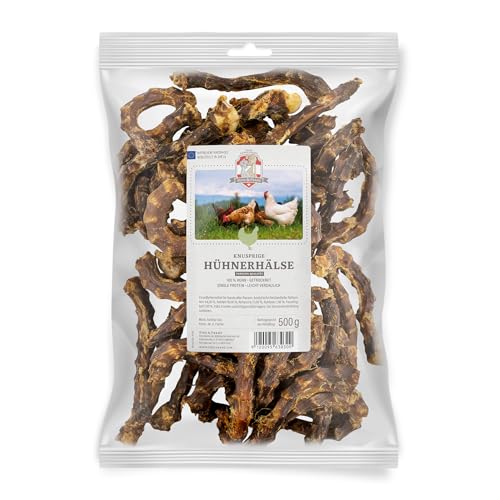 SISSI & FRANZ Hühnerhälse, 500 g, knuspriger und gesunder Kausnack für alle Hunde, ohne Zusatzstoffe und Konservierungsmittel SISSI & FRANZ Hühnerhälse, 500 g, knuspriger und gesunder Kausnack für alle Hunde, ohne Zusatzstoffe und Konservierungsmittel von Sissi & Franz