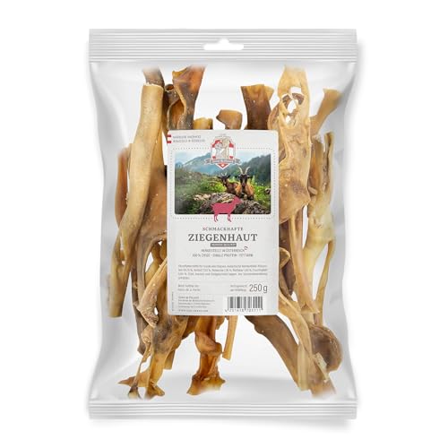 SISSI & FRANZ Ziegenhaut, 250 g, ganz besonderer Leckerbissen für Hunde Aller Rassen und Größen, auch geeignet für Allergiker SISSI & FRANZ Ziegenhaut, 250 g, ganz besonderer Leckerbissen für Hunde Aller Rassen und Größen, auch geeignet für Allergiker von Sissi & Franz