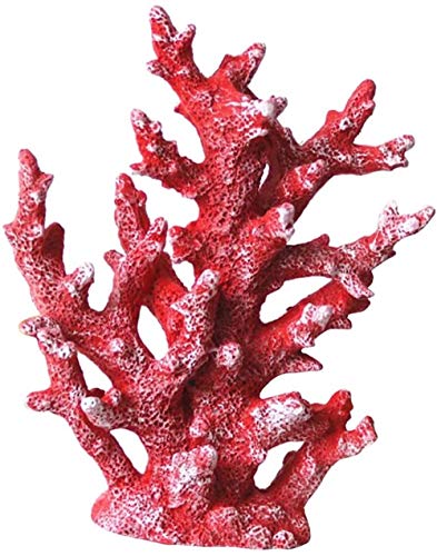 Aquarium-Ornament, Kunstpflanze, Koralle, Aquarium-Dekoration, Unterwasser, ungiftig, Rot von Sitrda