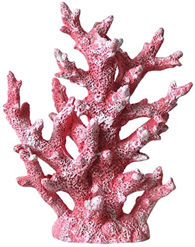 Aquarium-Ornament, künstliche große Meerespflanze Koralle Aquarium Dekoration Unterwasser Supplies ungiftig (rosa) von Sitrda