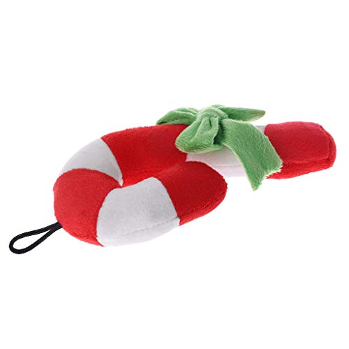 Sitrda Hundespielzeug aus Plüsch, mit Quietschelement, für Zuhause, Weihnachtsdekoration, Spielzeug von Sitrda