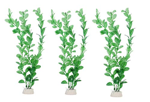 Sitrda Kunstpflanze für Aquarien, Grün, 3 Stück von Sitrda