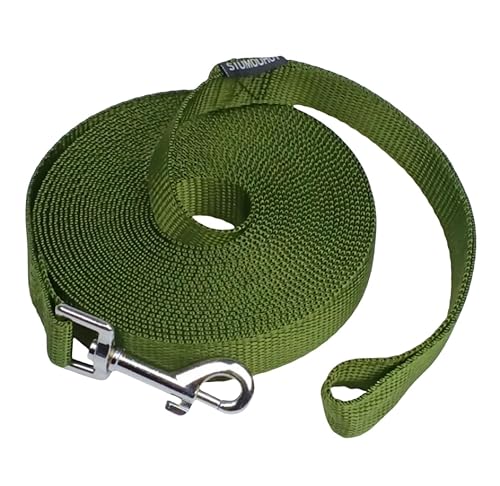 Siumouhoi Gehorsamkeitsleine für Hunde und Welpen, 4,5 m, 6,1 m, 9,1 m, 12,2 m, 15,2 m, ideal zum Spielen, Camping oder Hinterhof, Militärgrün, 15,2 m Siumouhoi Gehorsamkeitsleine für Hunde und Welpen, 4,5 m, 6,1 m, 9,1 m, 12,2 m, 15,2 m, ideal zum Spielen, Camping oder Hinterhof, Militärgrün, 15,2 m von Siumouhoi