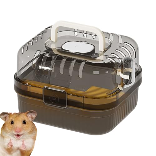 Siuwddee Hamsterträgertasche, Hamster -Reiseträger,Atmungsaktives Reiseträger - Tragbarer Außenleichterlüftung mit Laufradbeutel für Ausflugswagen außerhalb des Transports von Siuwddee