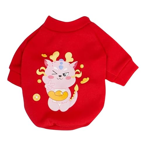 Siuwddee Haustier-Neujahrskleidung, Winter-Kätzchen-Kleidung – und Winter, Haustier-Sweatshirt für Hund, Katze, Kaninchen, Chinchilla, tägliches Gehen Siuwddee Haustier-Neujahrskleidung, Winter-Kätzchen-Kleidung – und Winter, Haustier-Sweatshirt für Hund, Katze, Kaninchen, Chinchilla, tägliches Gehen von Siuwddee