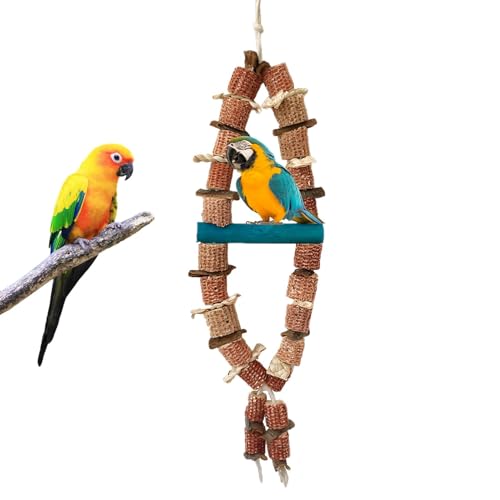 Siuwddee Natürlicher Maiskolben für Papageien – Natürliche Maiskolbennüsse, Papageienspielzeug und Leckereien, stabiler Maiskolben, Vogelkäfig-Bissspielzeug für Sonnenschutz, Graupapageien, Kakadus Siuwddee Natürlicher Maiskolben für Papageien – Natürliche Maiskolbennüsse, Papageienspielzeug und Leckereien, stabiler Maiskolben, Vogelkäfig-Bissspielzeug für Sonnenschutz, Graupapageien, Kakadus von Siuwddee